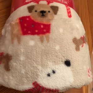 Holiday dog blanket/ throw 🔸🐶